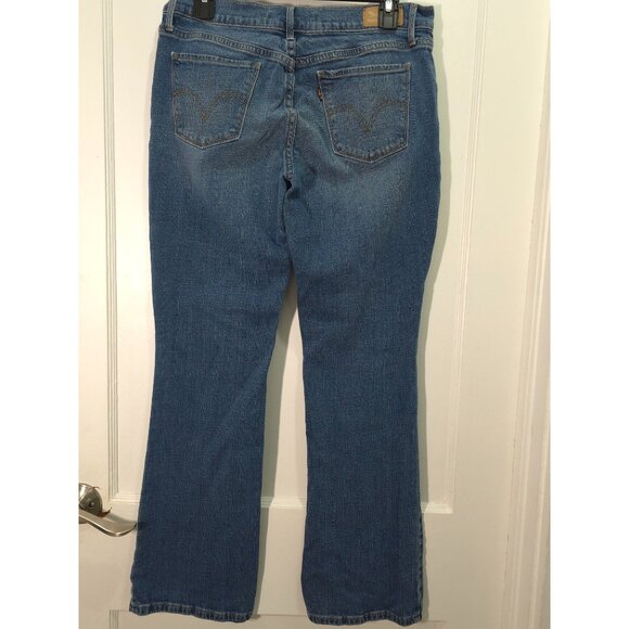 Levis 515 Bootcut Women's Denim Jeans Size 4 Medium Wash Classic Fit - Picture 8 of 11
